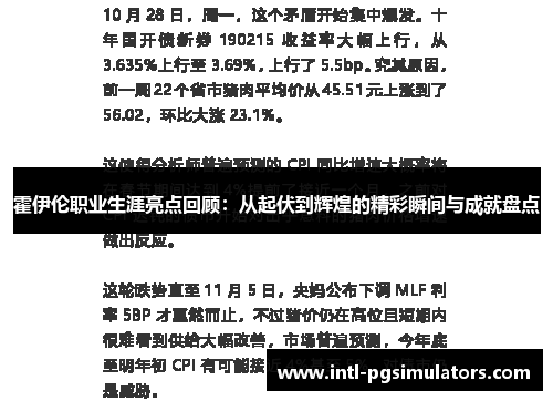 霍伊伦职业生涯亮点回顾：从起伏到辉煌的精彩瞬间与成就盘点